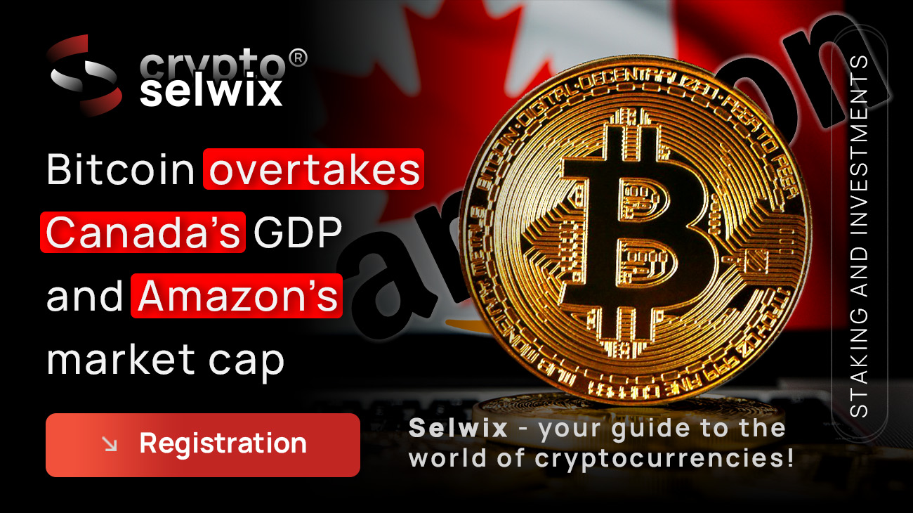 Bitcoin Surpasses Canada's GDP and Amazon's Market Cap