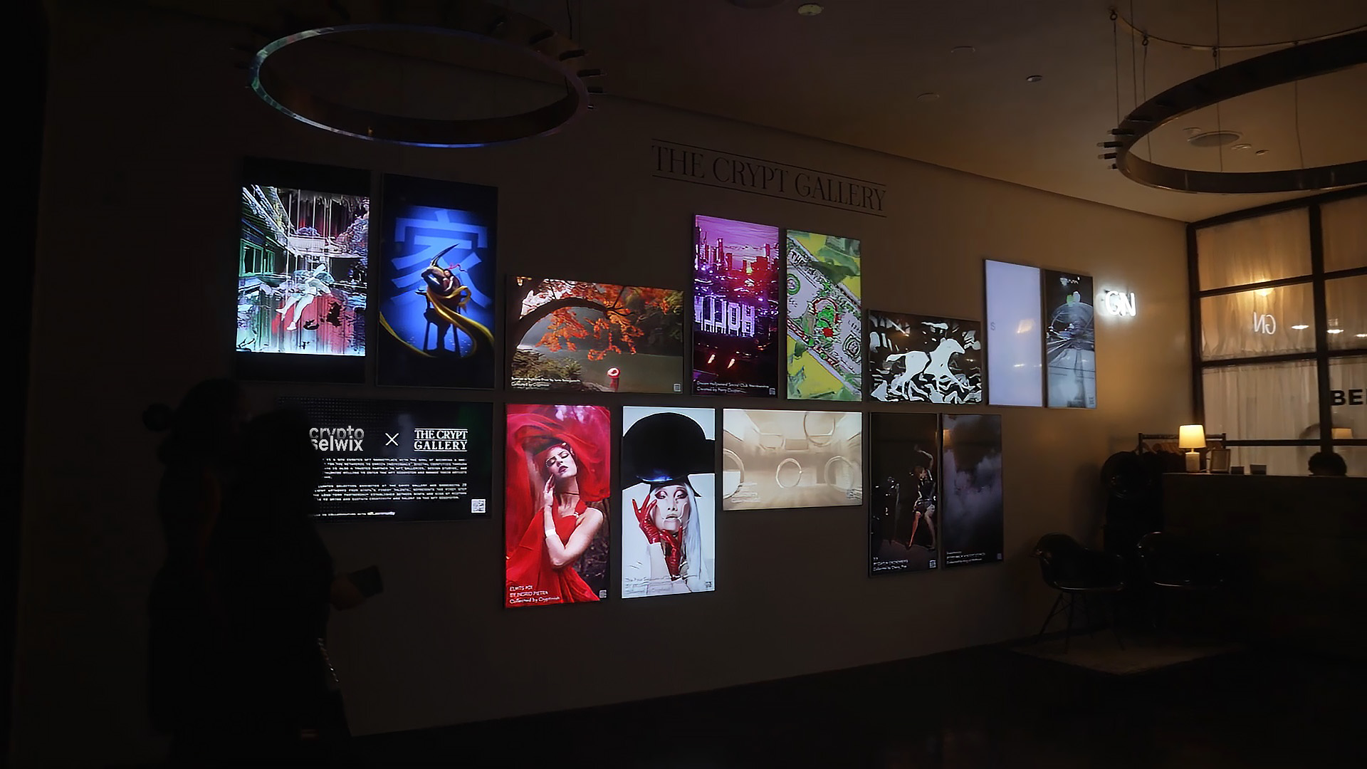 Selwix hosted a digital art exhibition in New York